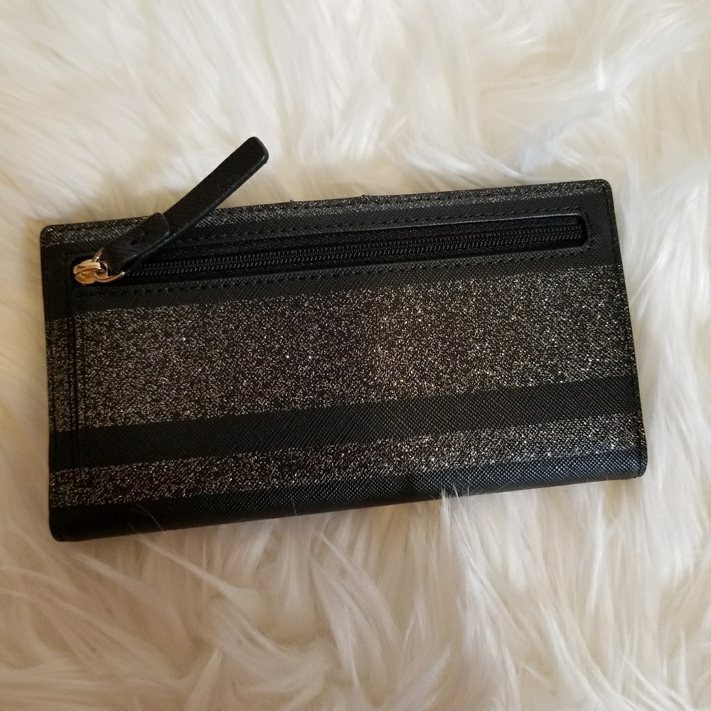 Kate Spade Stacy Haven Glitter Stripes Wallet - Picture 2 of 3